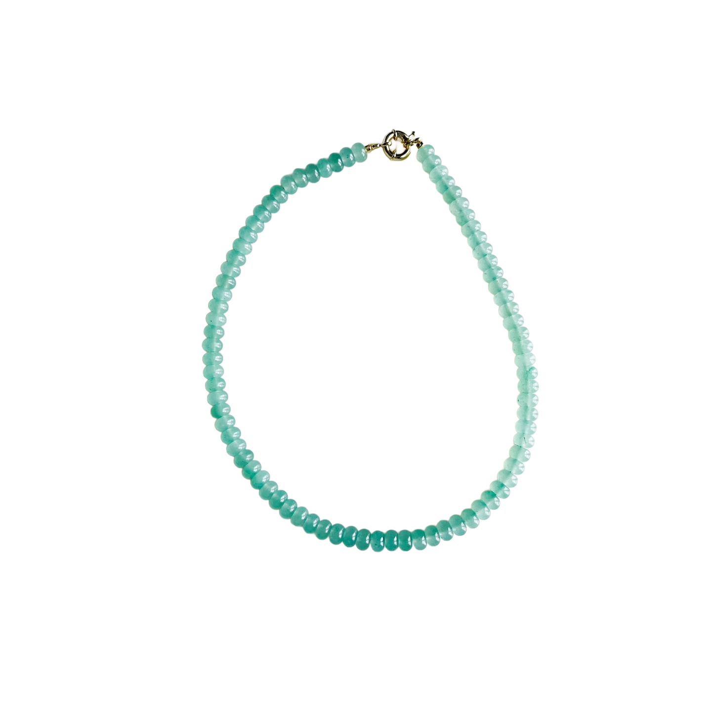 Candy Necklaces: Light Gray Angelite