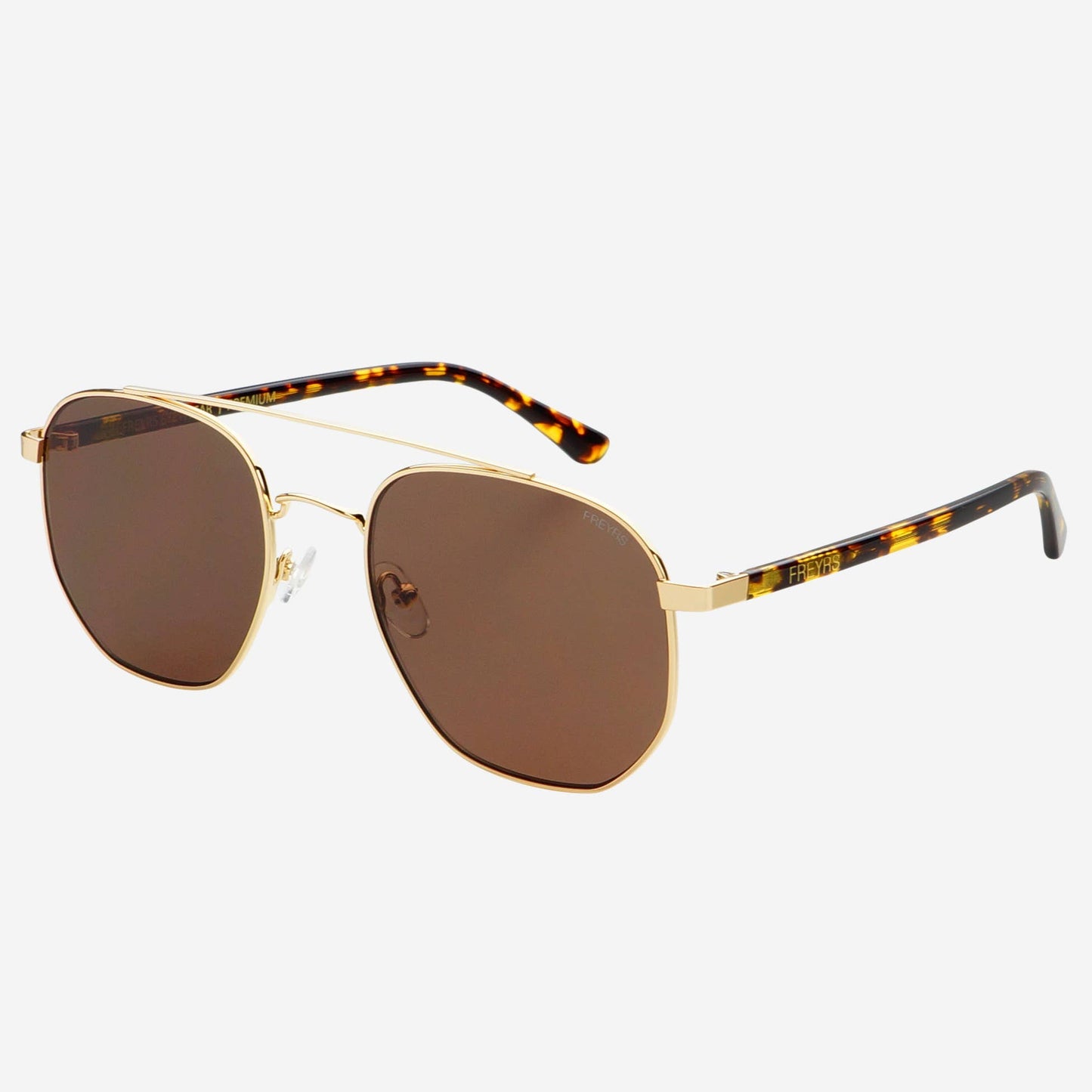 Austin Sunglasses : Gold / Brown