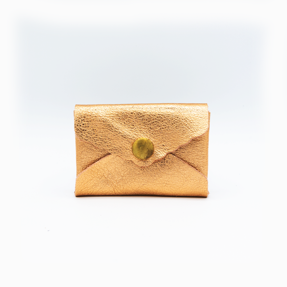 Mini Envelope Card Holder: Rose Gold