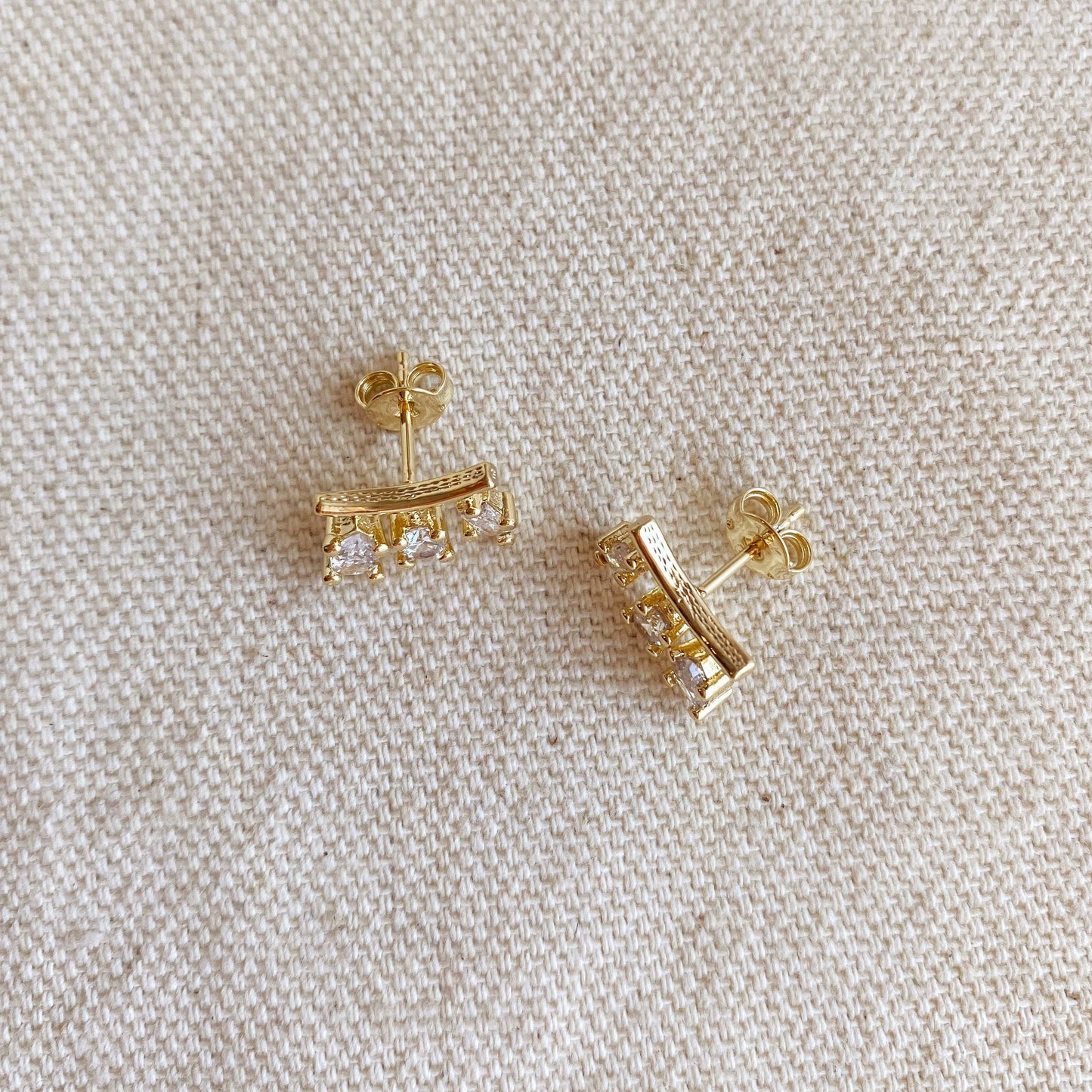 Cubic Zirconia Stud Earrings