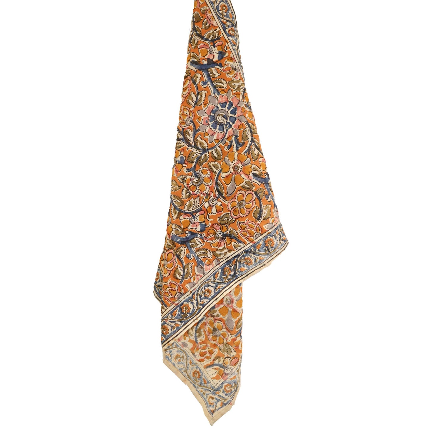 Cobalt Floral - Cotton Bandana