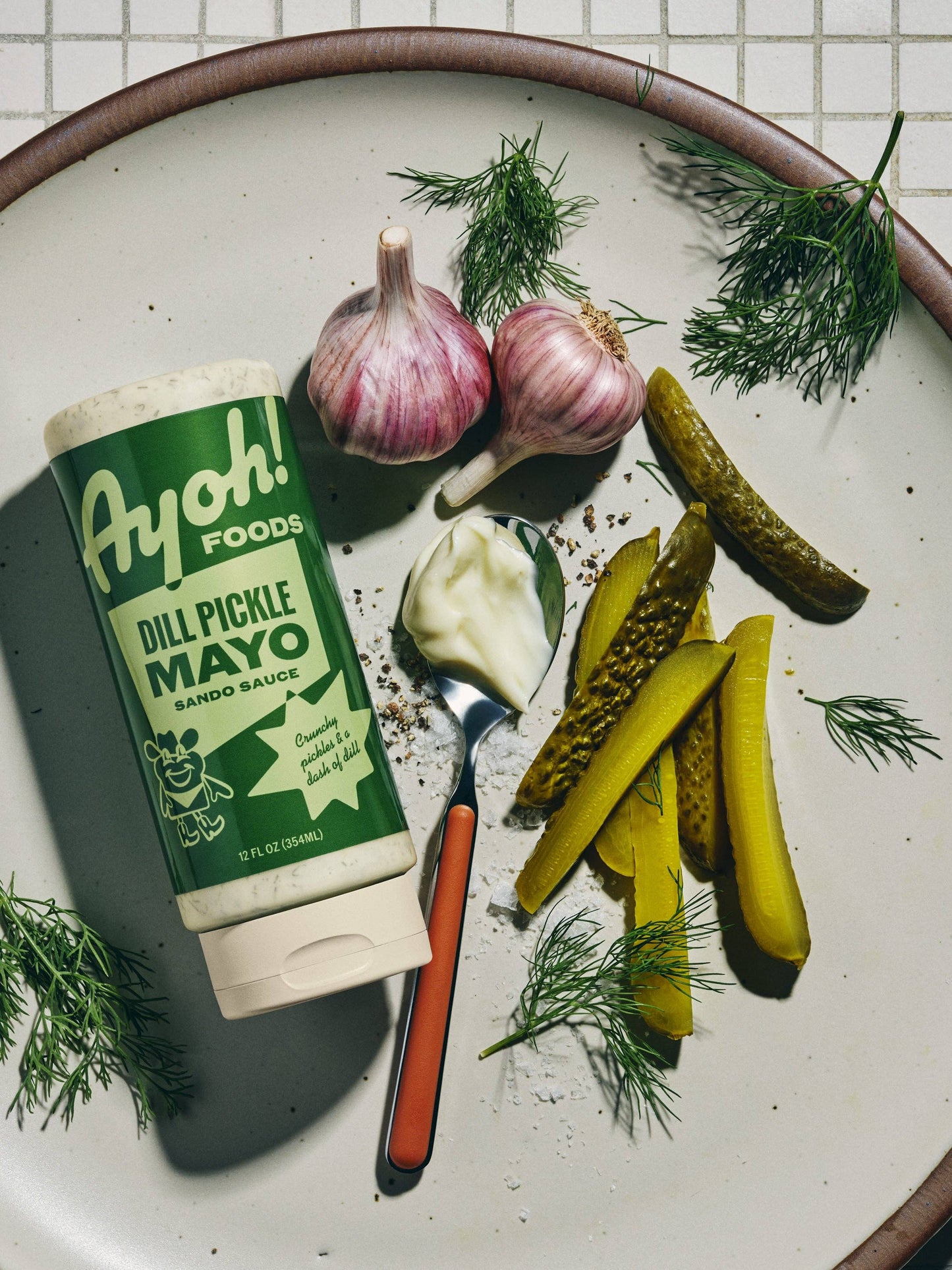 Ayoh Dill Pickle Mayo - 12oz