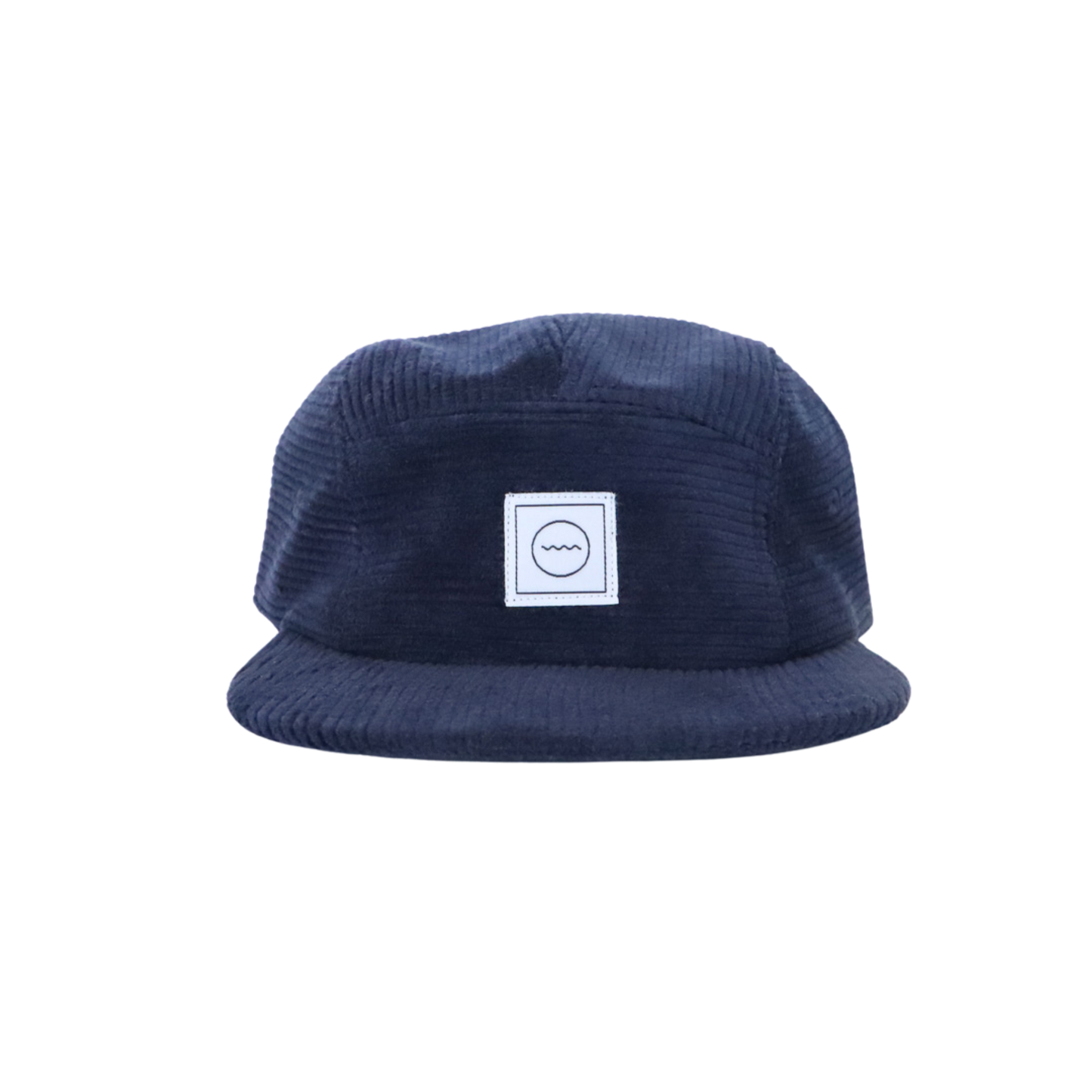 Corduroy Five-Panel Hat in Slate: Size 3