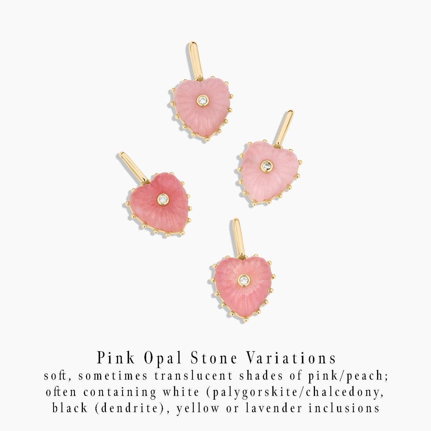 Isabel Pink Opal Charm
