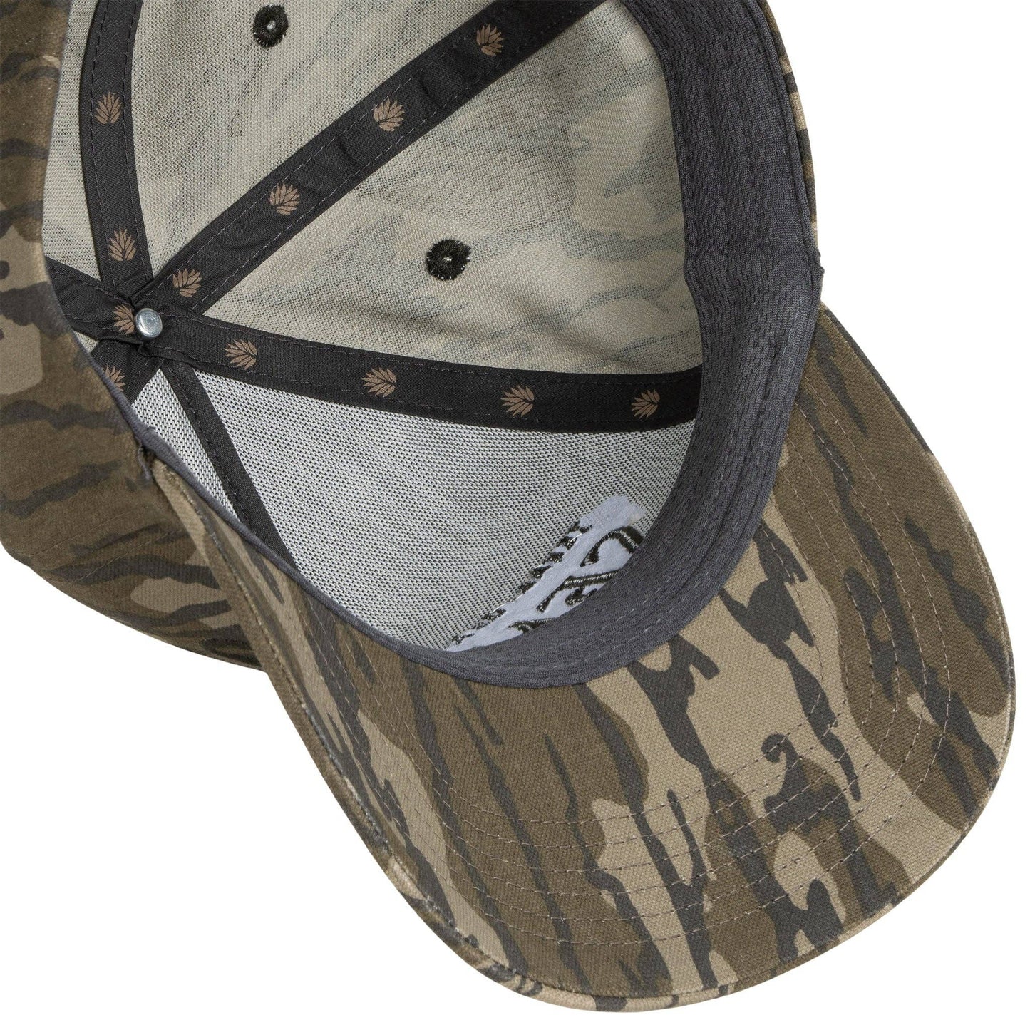 Logo Hat - Structured: Cream/Maroon