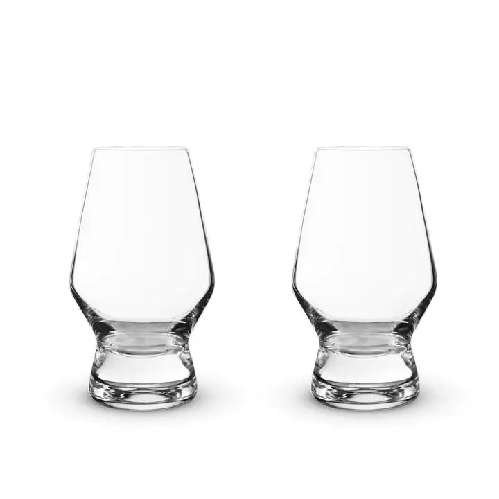 Raye™ Footed Crystal Scotch Glasses - Set of 2