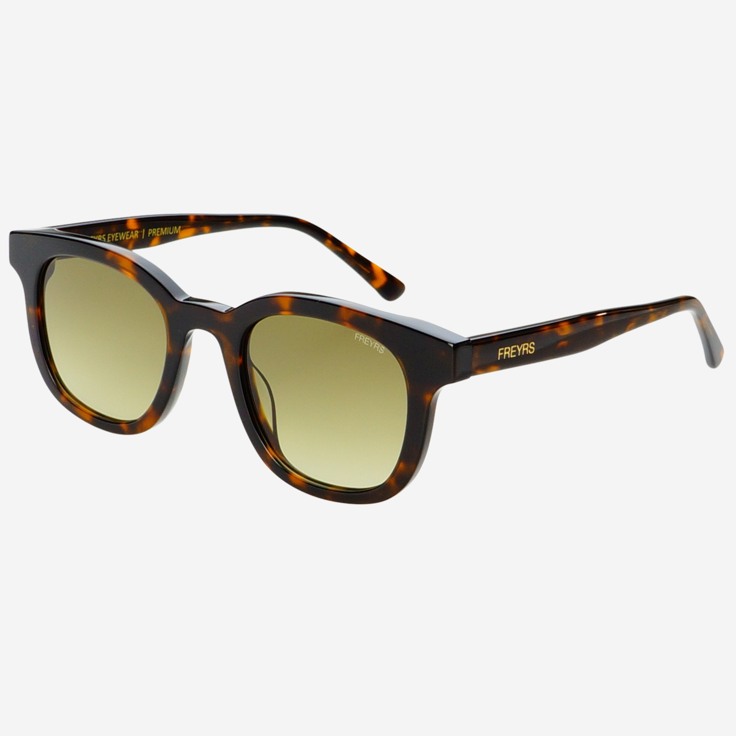 Jasper Acetate Mens Sunglasses: Tortoise / Green