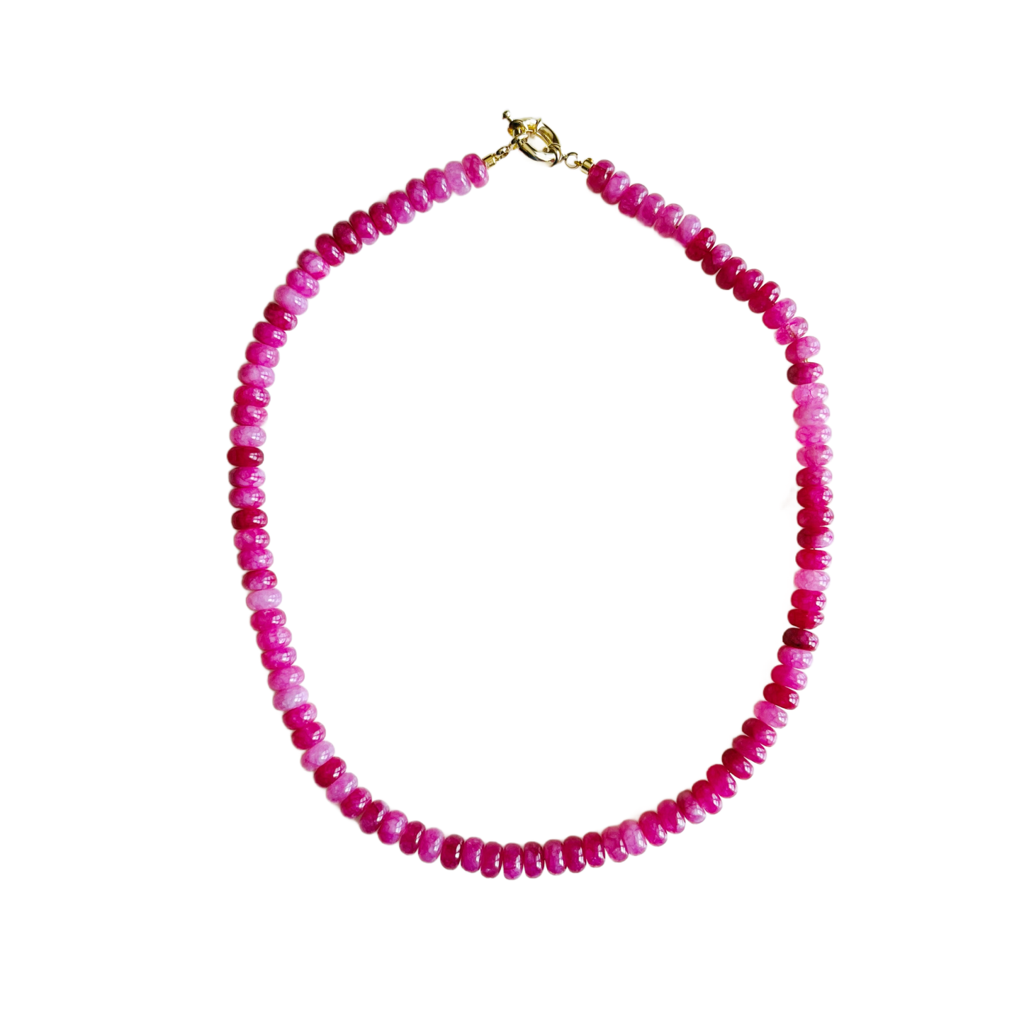 Candy Necklaces: Light Gray Angelite