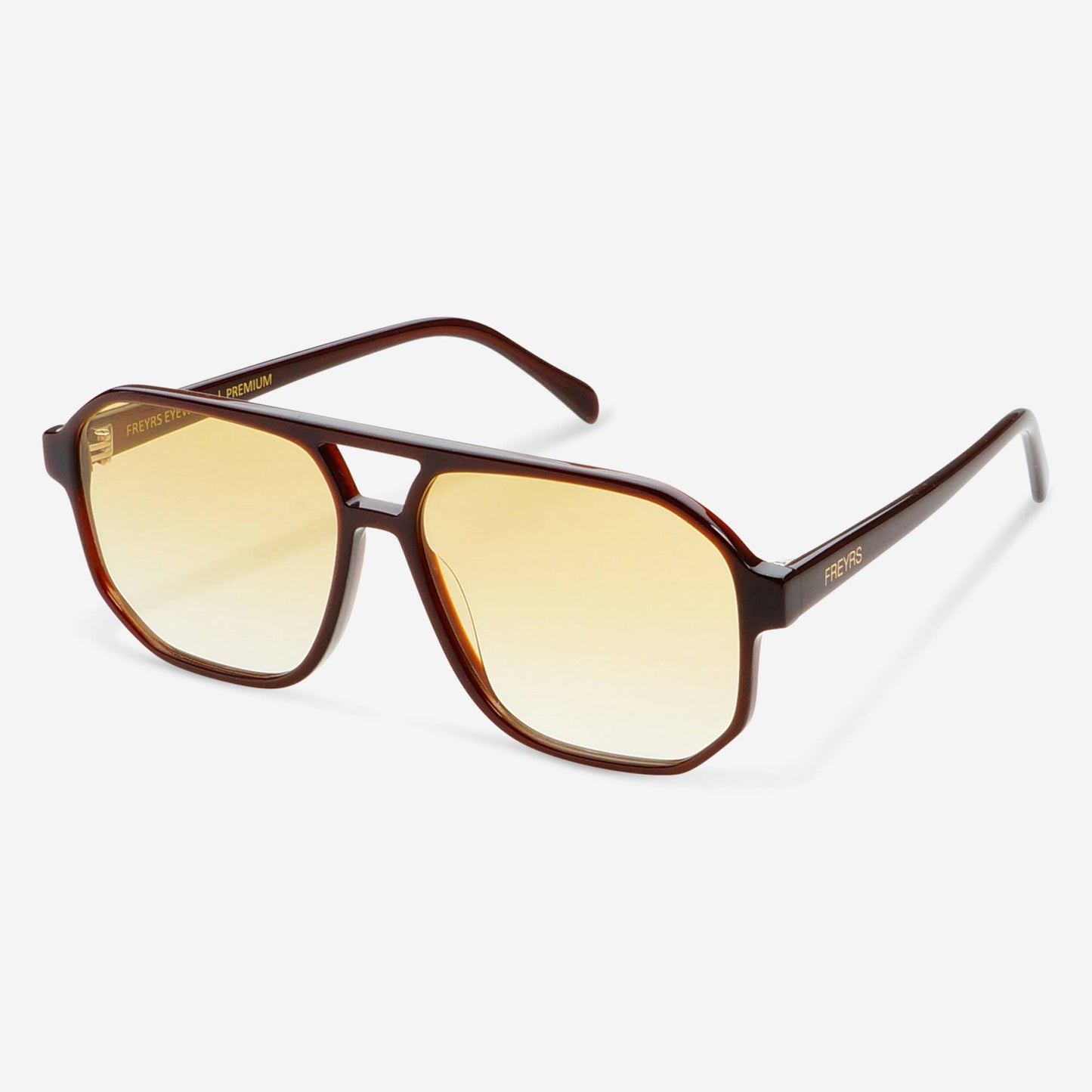 Billie Unisex Aviator Sunglasses : Chocolate