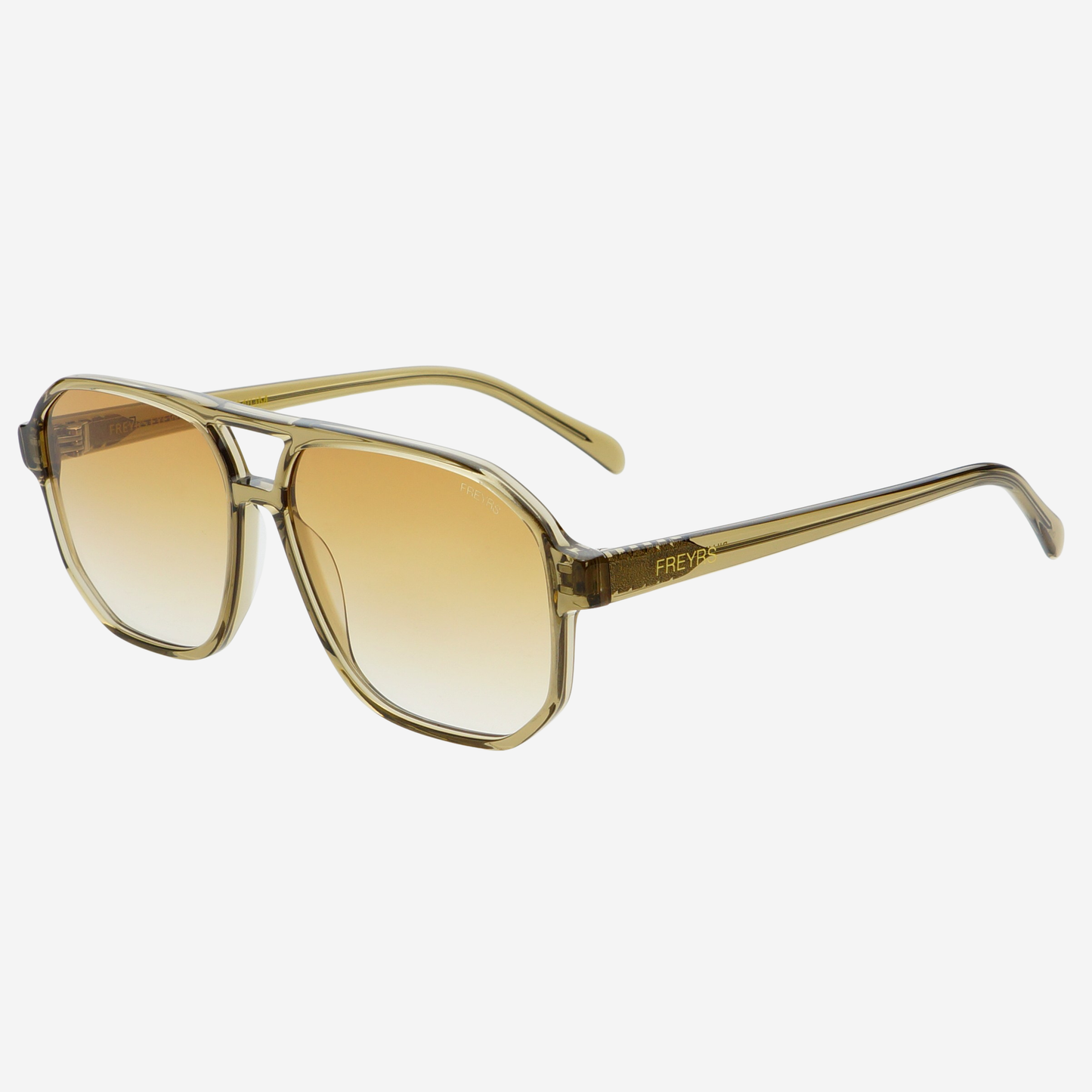 Billie Aviator Sunglasses: Olive