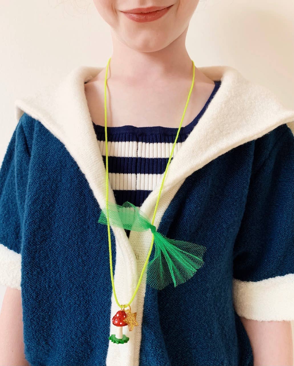 "Glitter Mushroom" Necklace