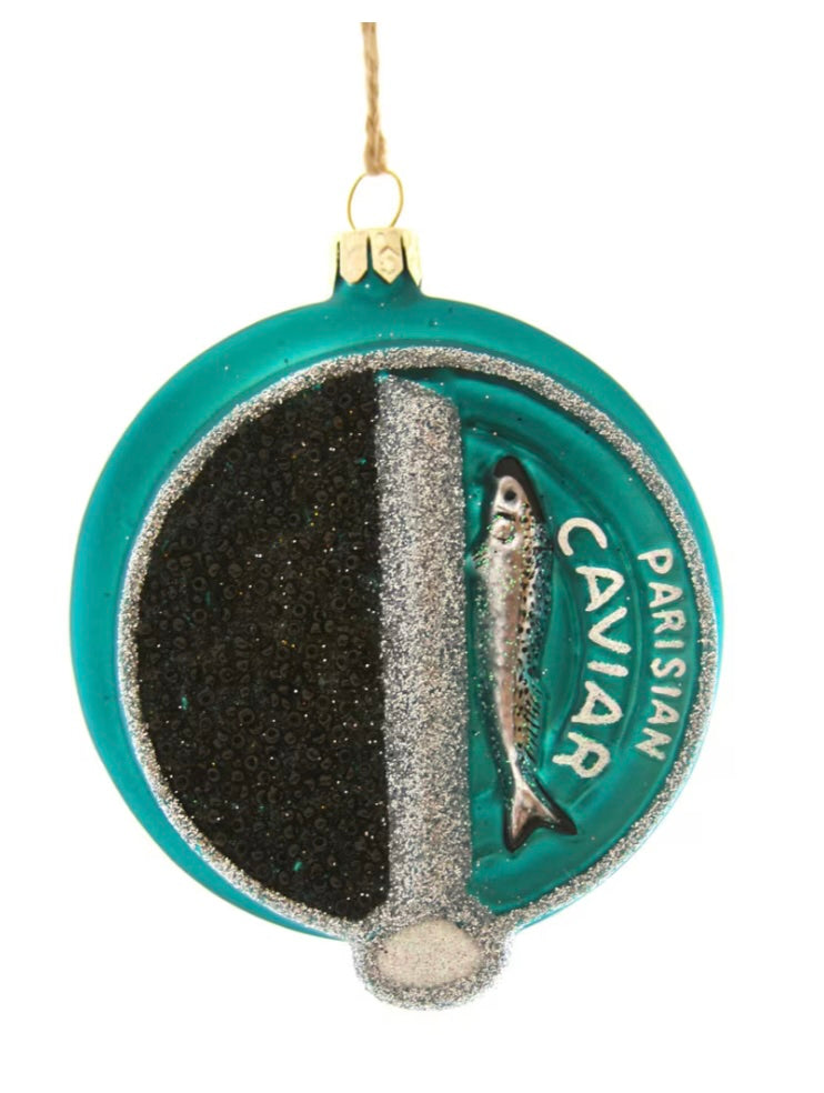 Caviar Green Can Ornament