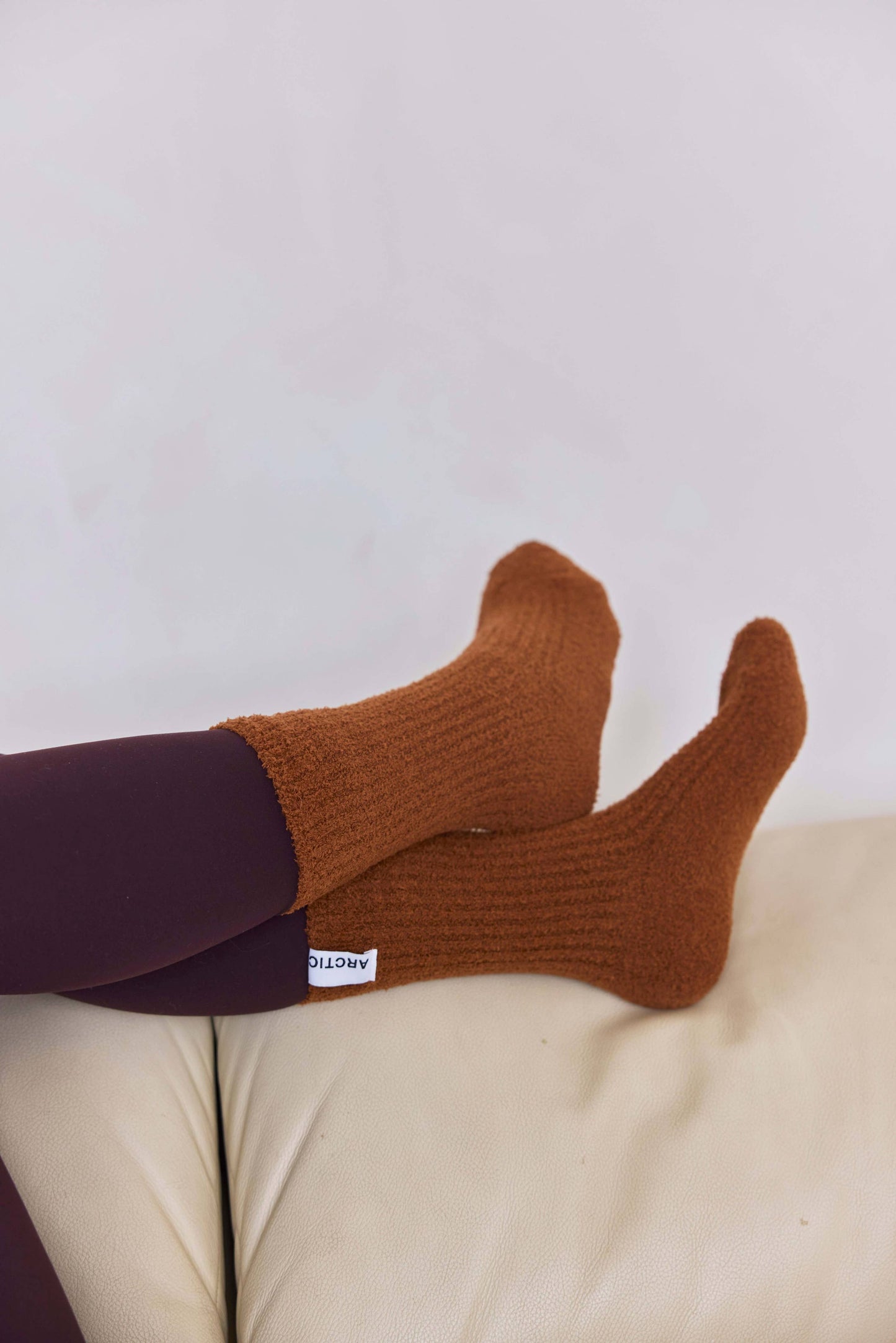 Cosy Socks - 100% Recycled - Sepia - FW25
