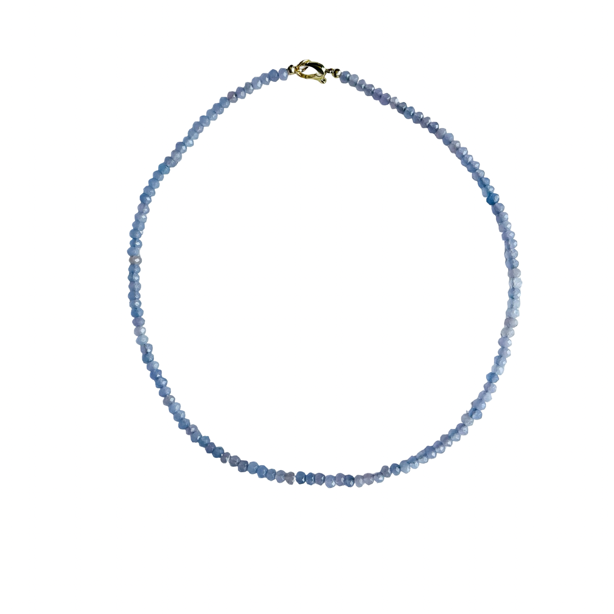 Dainty Candy Gemstone Necklace: Emerald Green