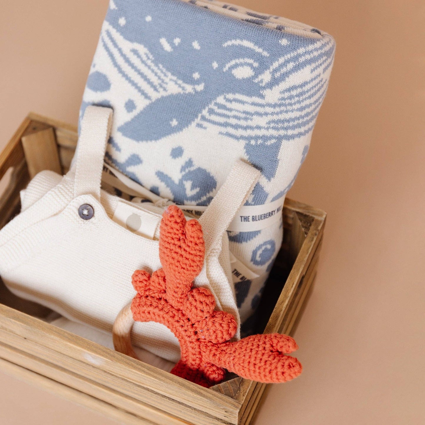 Blanket Nautical Summer Ocean Organic Cotton Baby Gift
