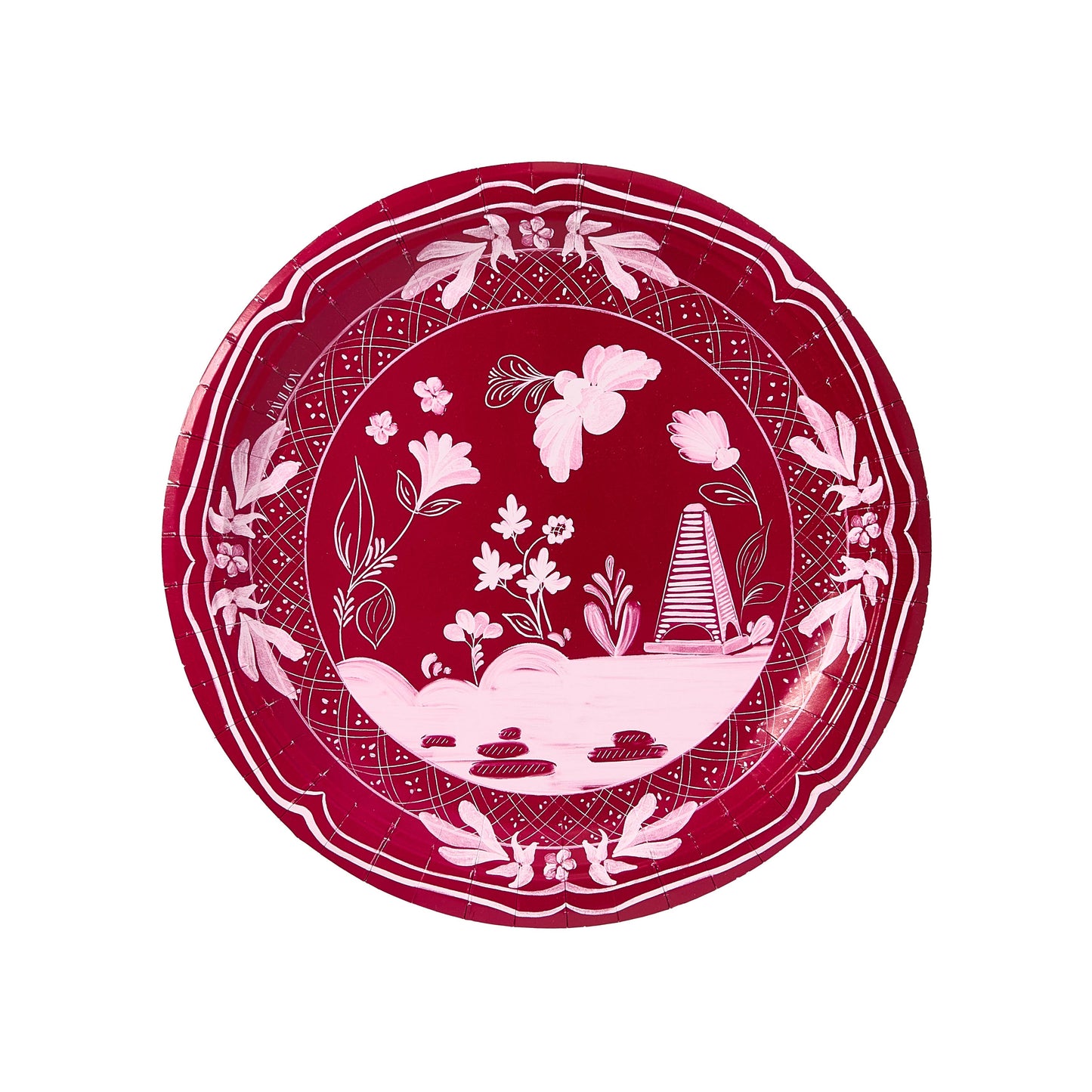 Beachside Pavilion Dinner Plates - 8 per pack: Sky & Navy