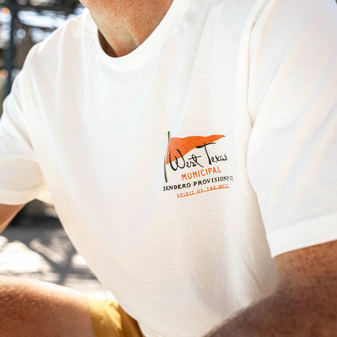 West Texas Municipal T-Shirt: Vintage White / Large