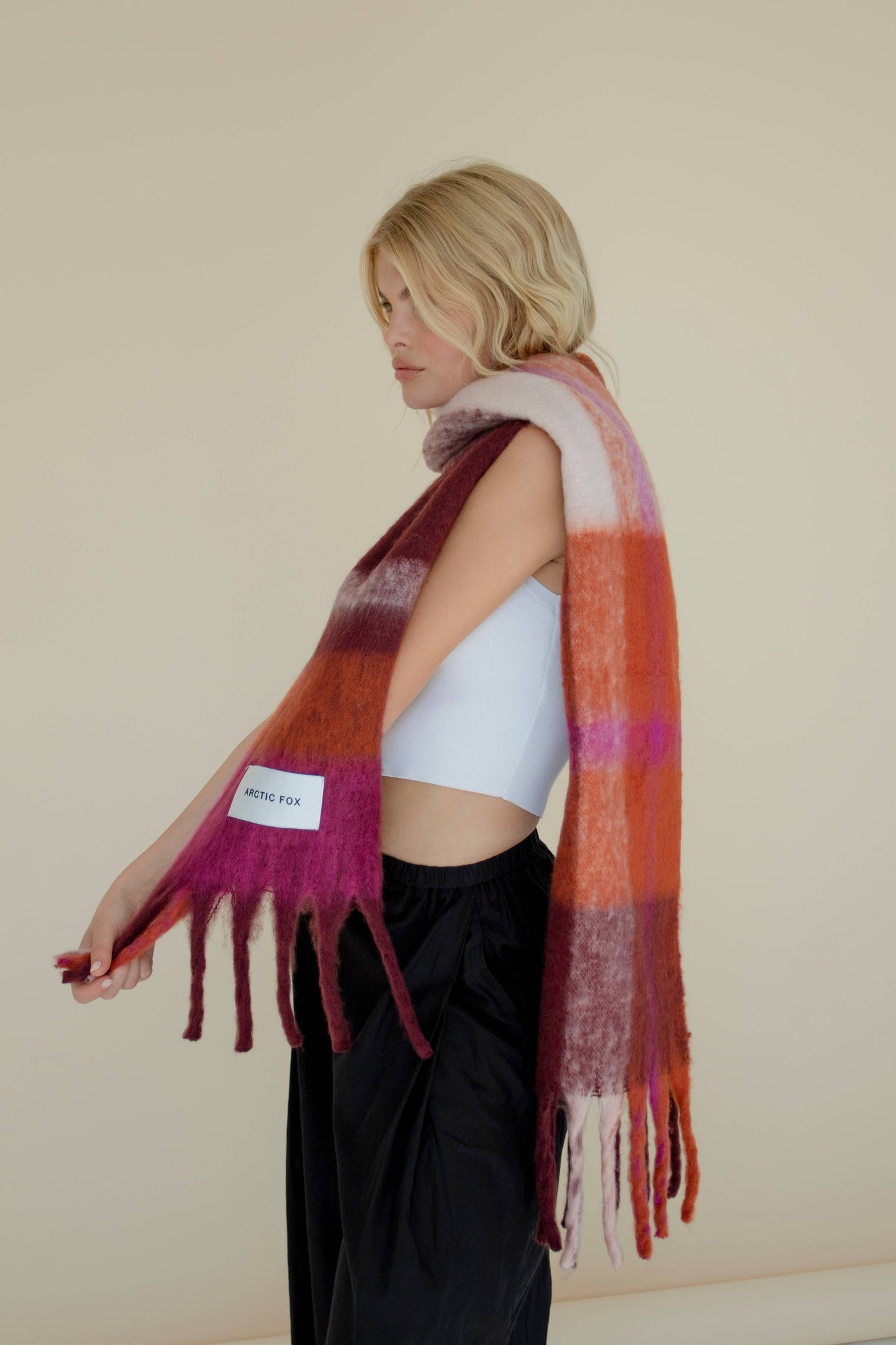 The Stockholm Scarf -  Autumnal Falls - 100% recycled materials