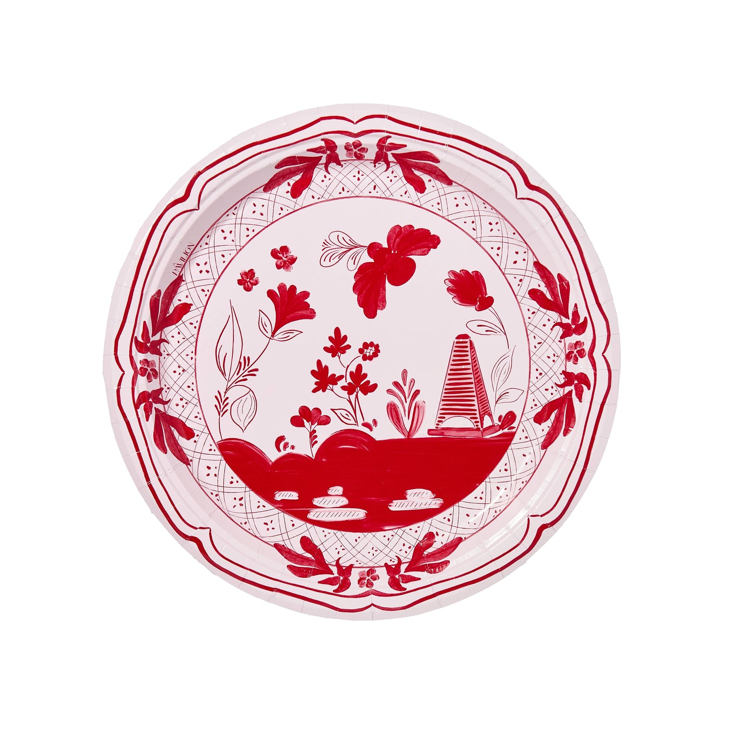 Beachside Pavilion Dinner Plates - 8 per pack: Sky & Navy