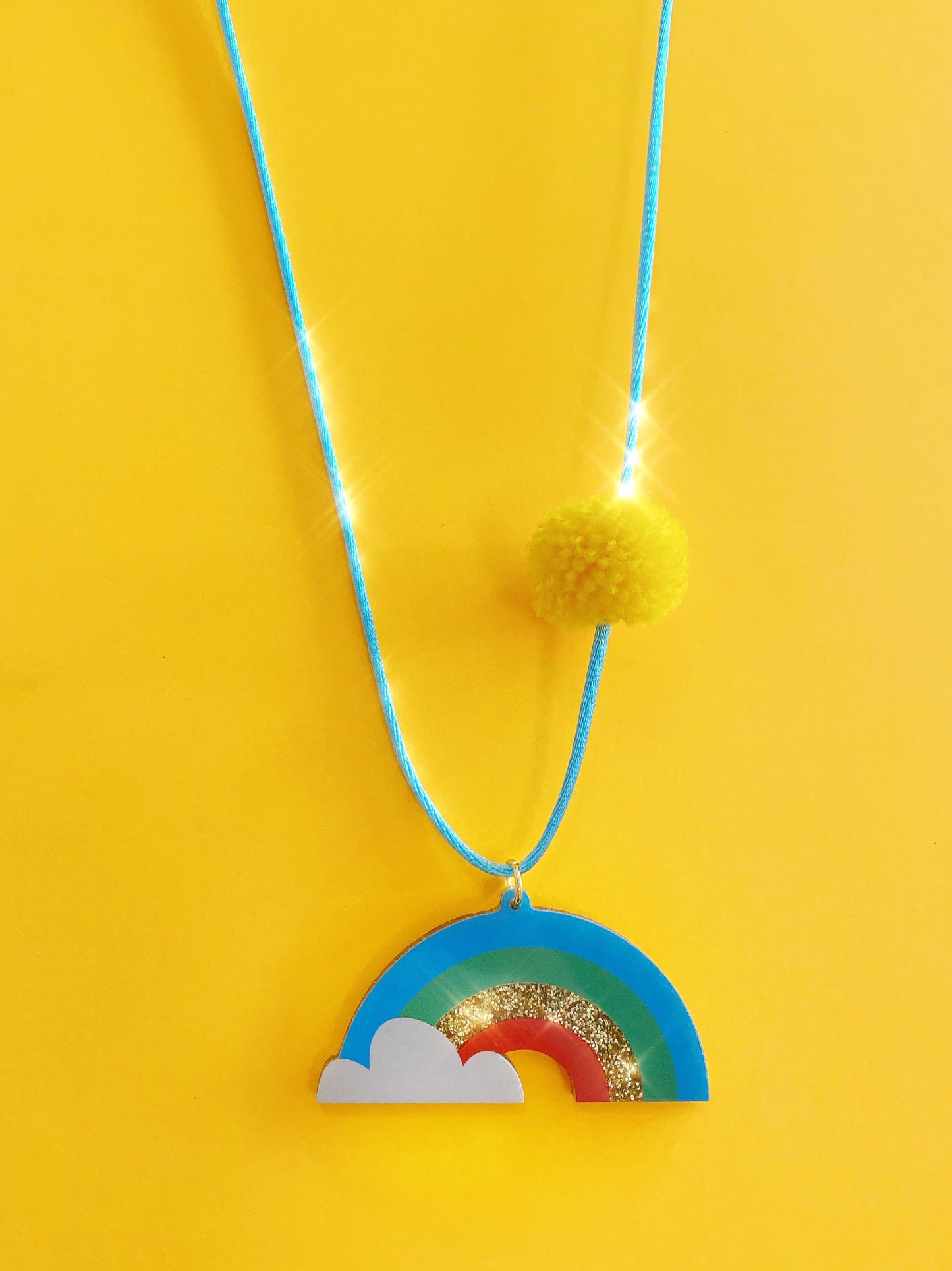 "Rainbows Are Awesome" Necklace