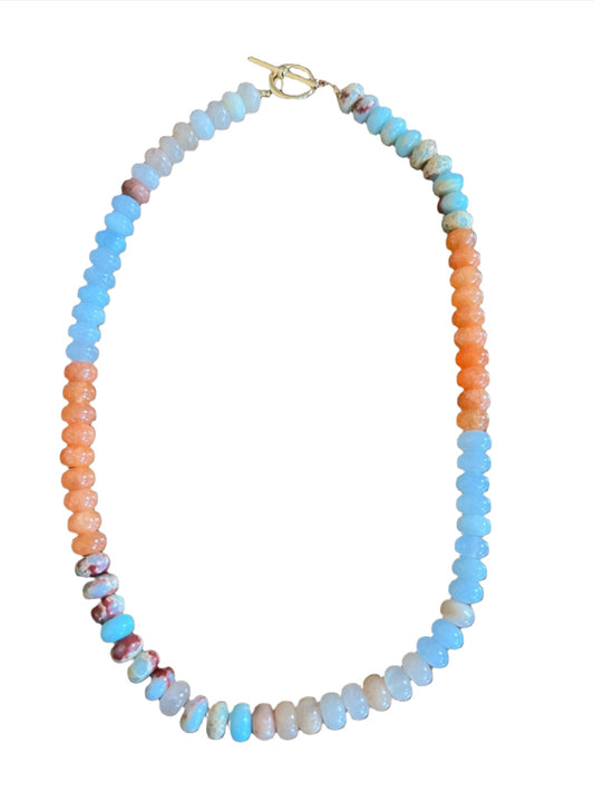 Sunset Beaded Necklace