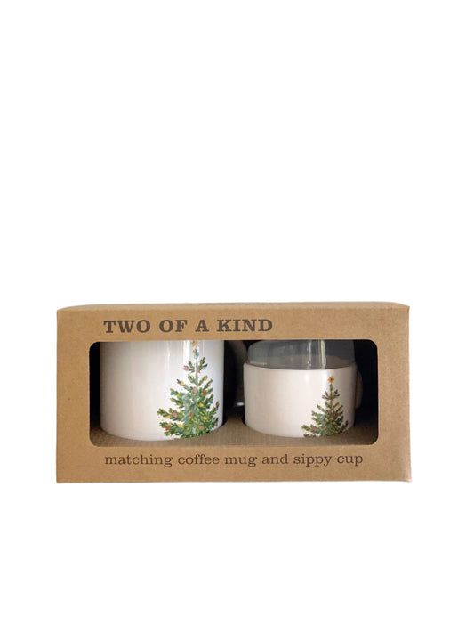 Christmas Tree Two of a Kind Cup Set