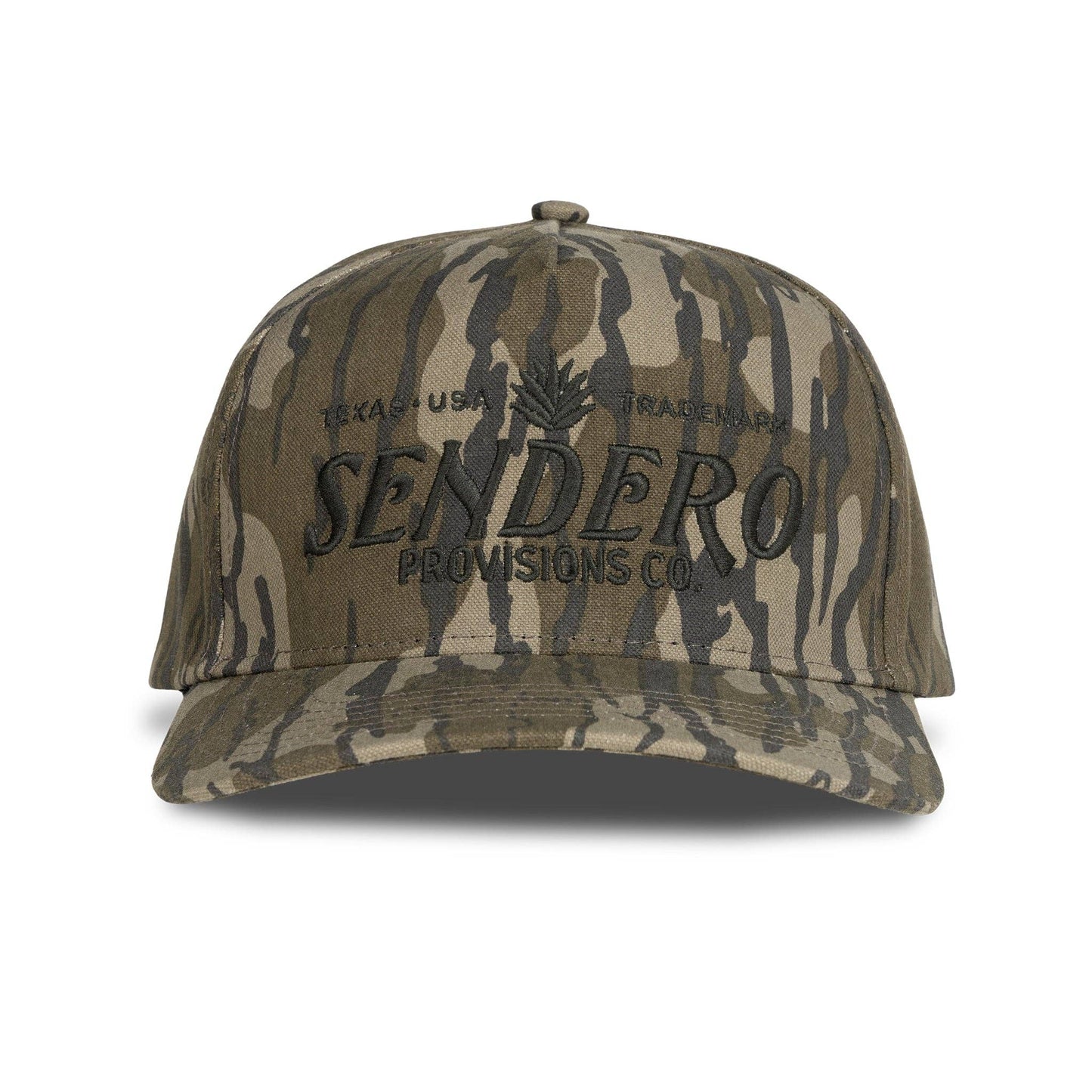 Logo Hat - Structured: Cream/Maroon