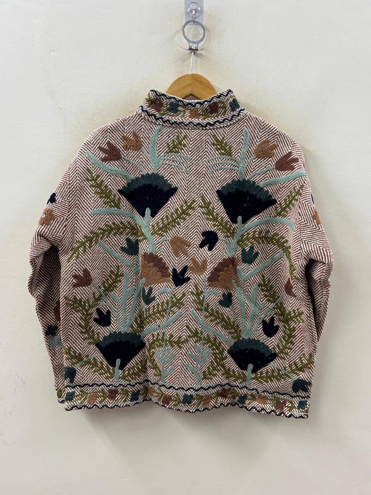 The Blush Botanicals - Herringbone Jacket