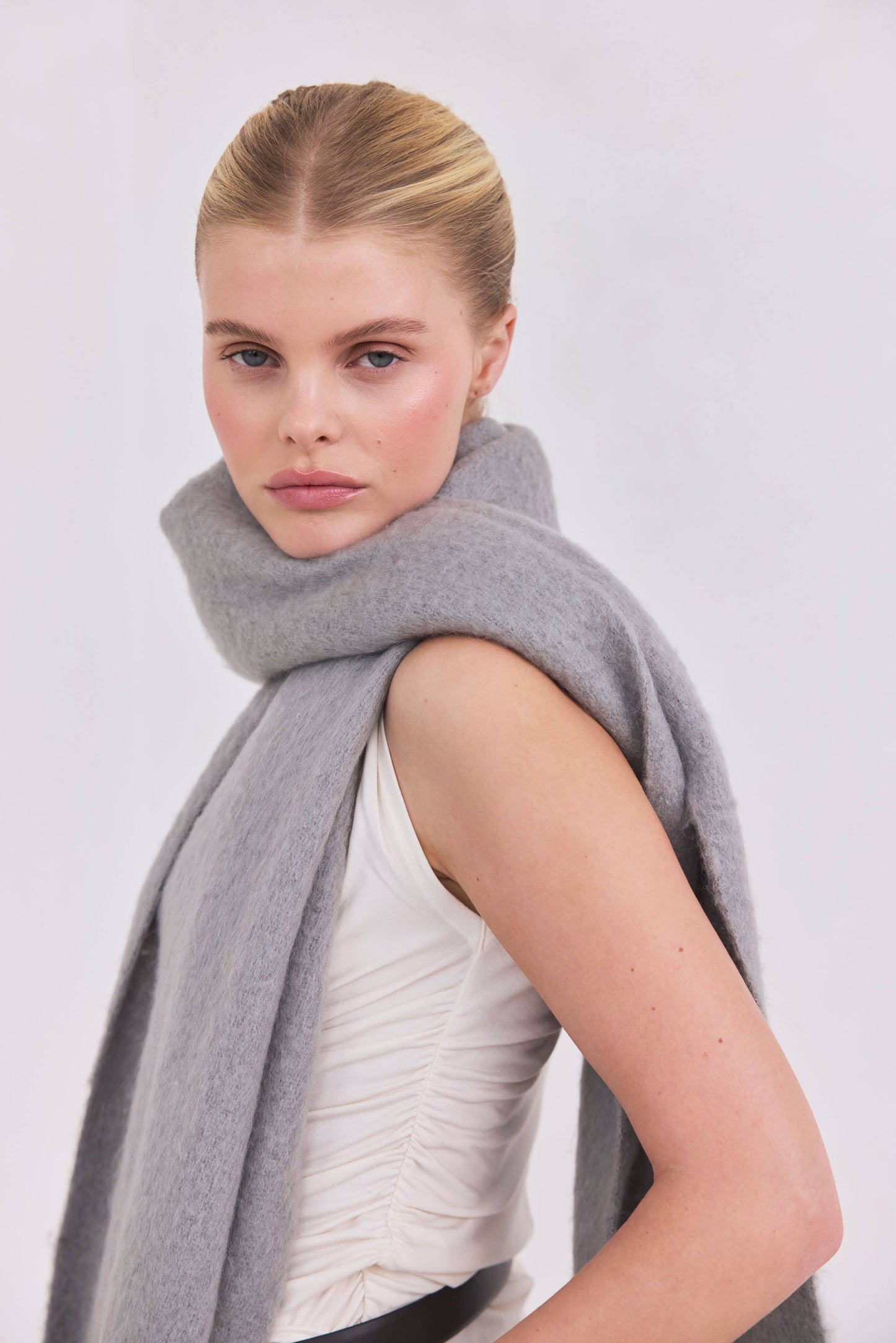 The Reykjavik Scarf - 100% Recycled - Ultimate Grey - FW25