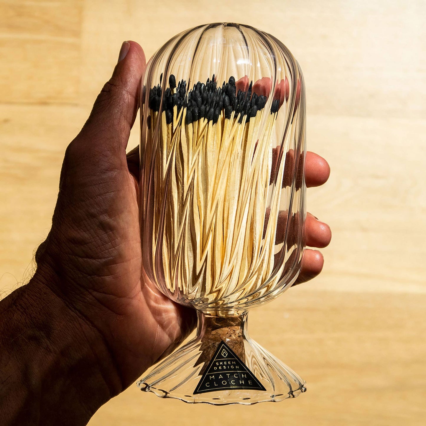 Helix Match Cloche, Black-tip Matches