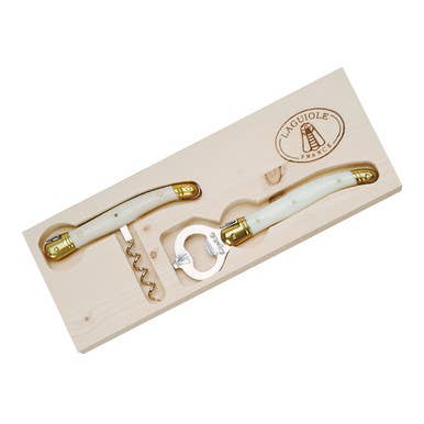 Jean Dubost Corkscrew & Bottle Opener Ivory