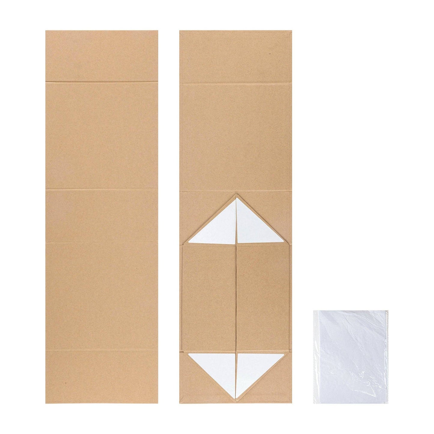 Collapsible Magnetic Kraft Gift Box 8x8x4
