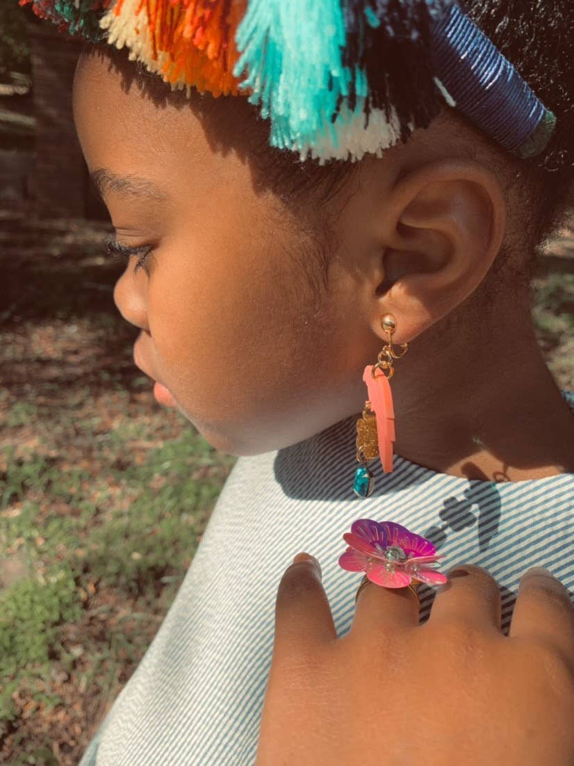 "Birds Of A Feather" Clip On Earrings