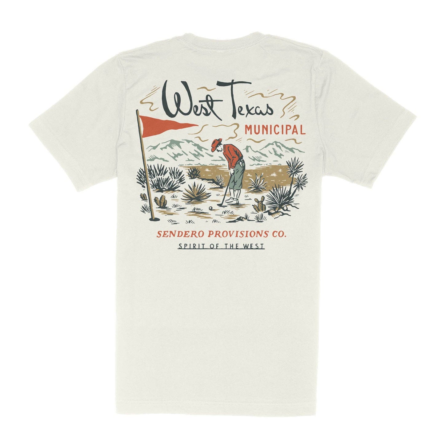 West Texas Municipal T-Shirt: Vintage White / Large