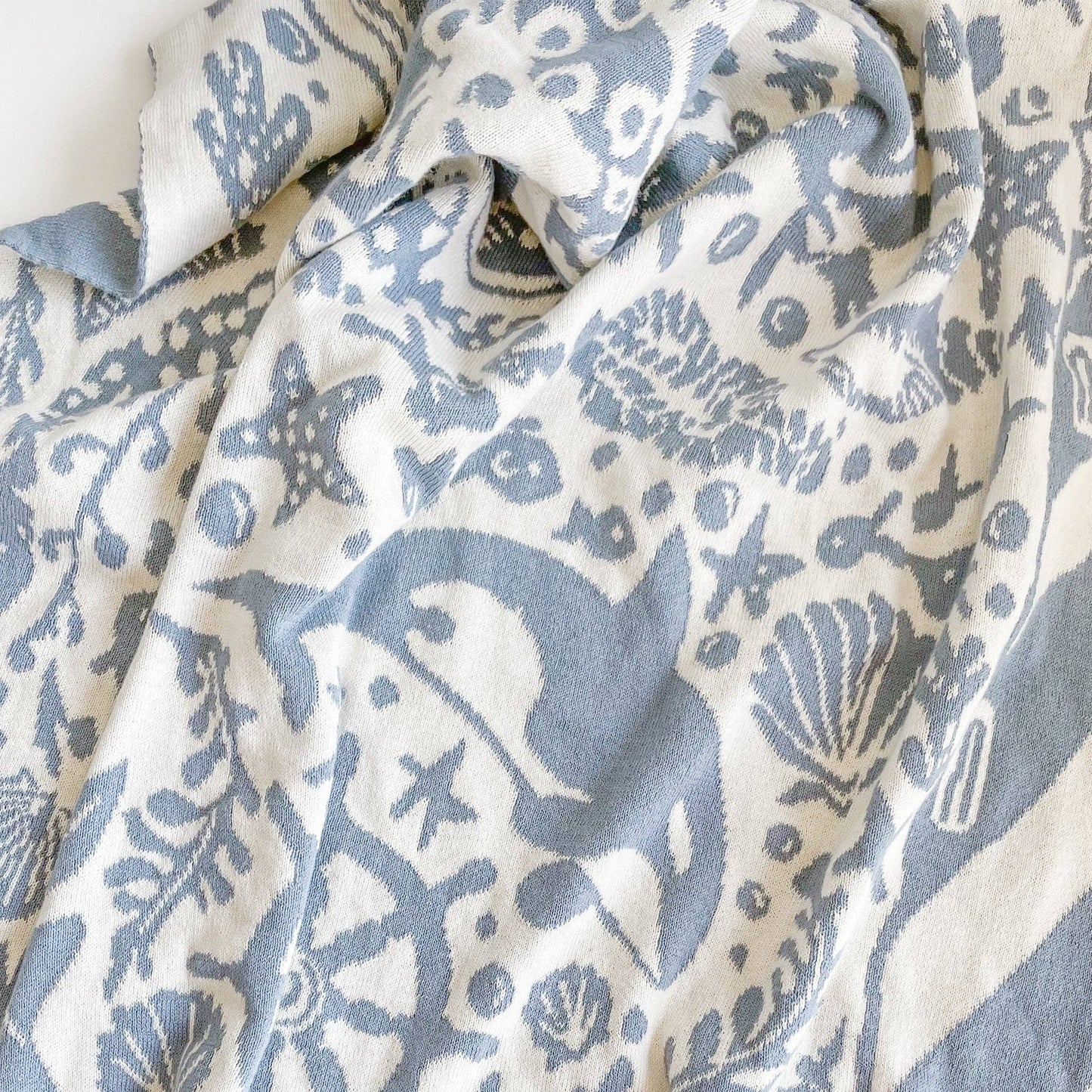 Blanket Nautical Summer Ocean Organic Cotton Baby Gift