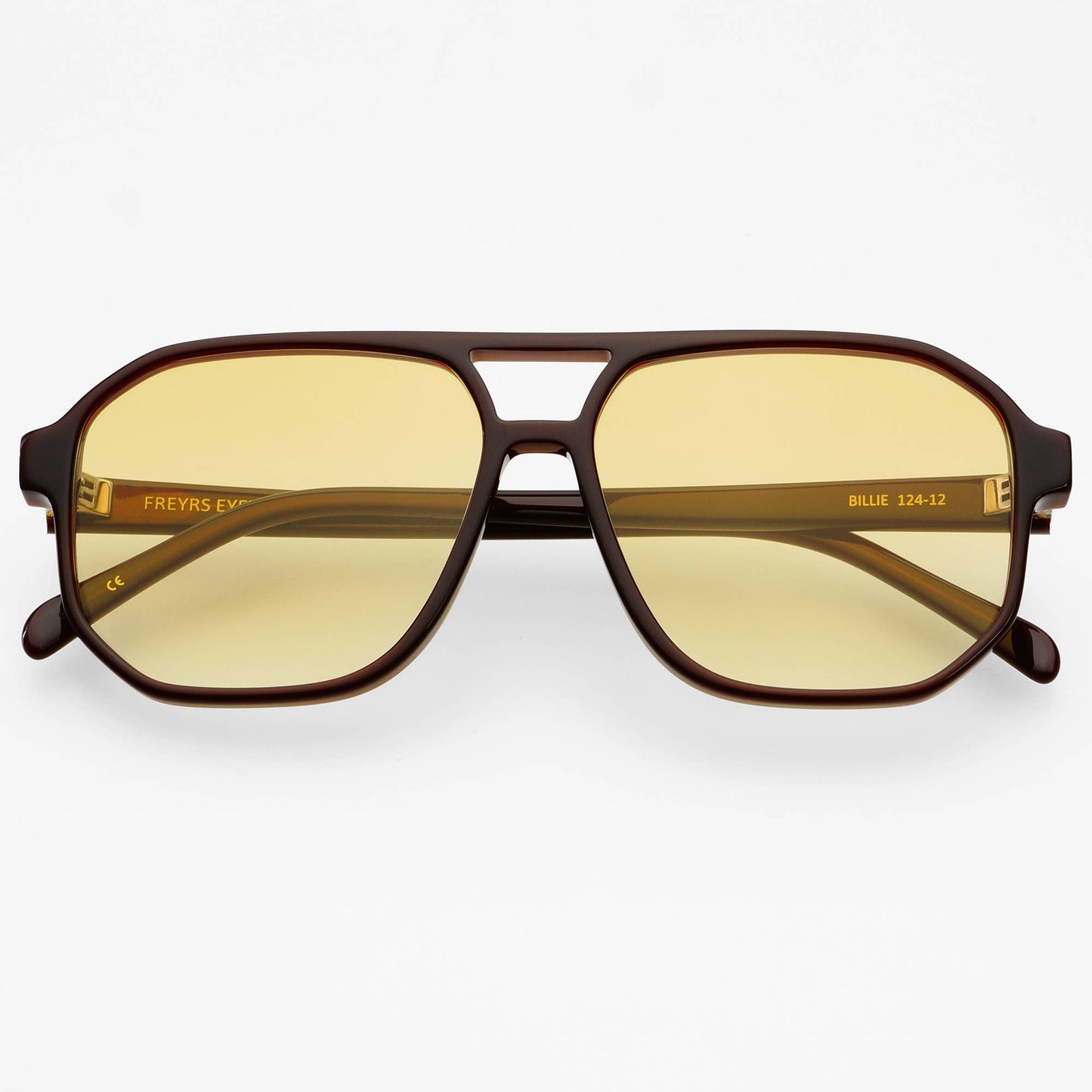 Billie Unisex Aviator Sunglasses : Chocolate