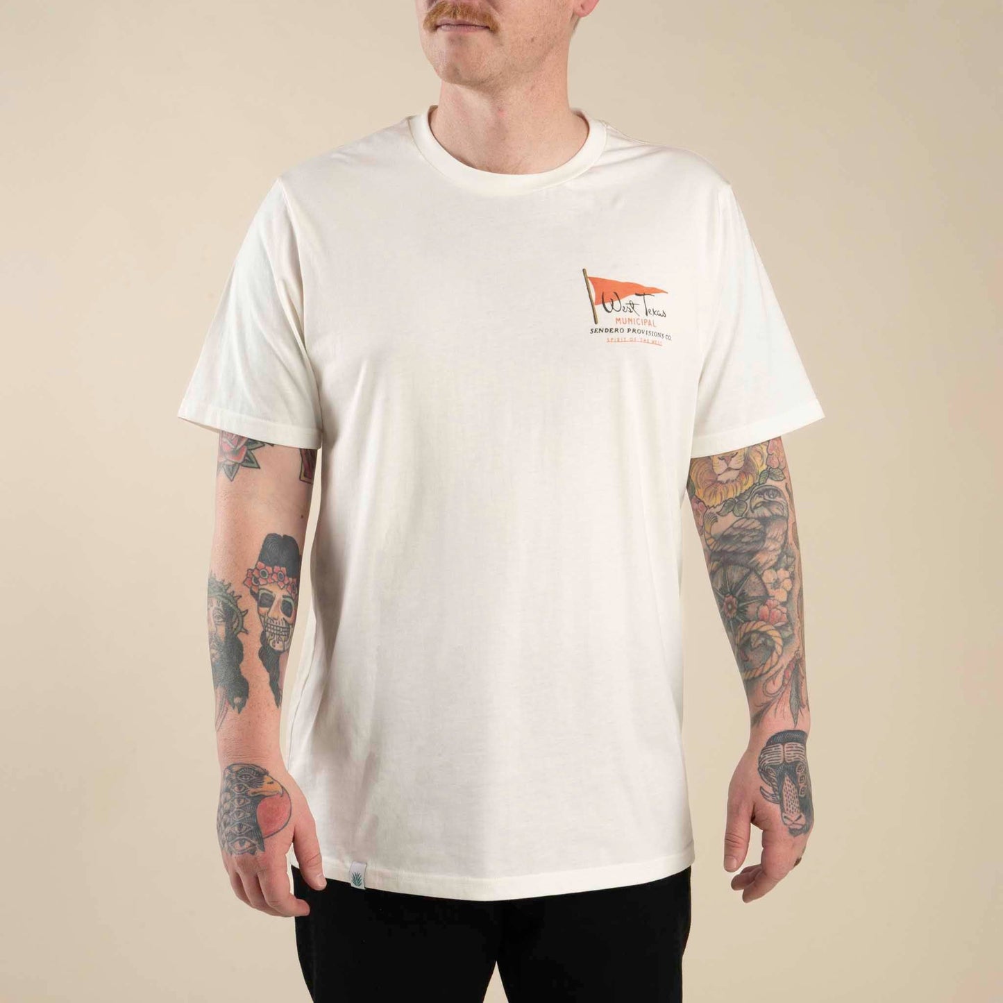 West Texas Municipal T-Shirt: Vintage White / X-Large