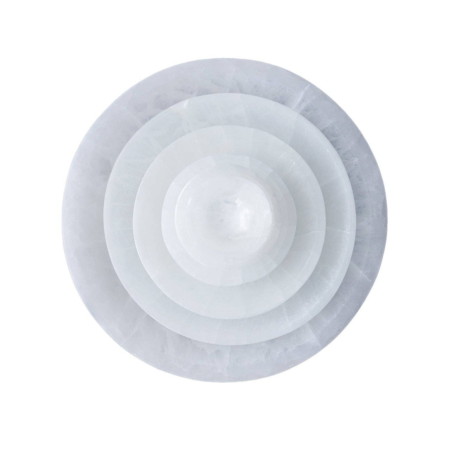 Selenite Round Bowl: Small