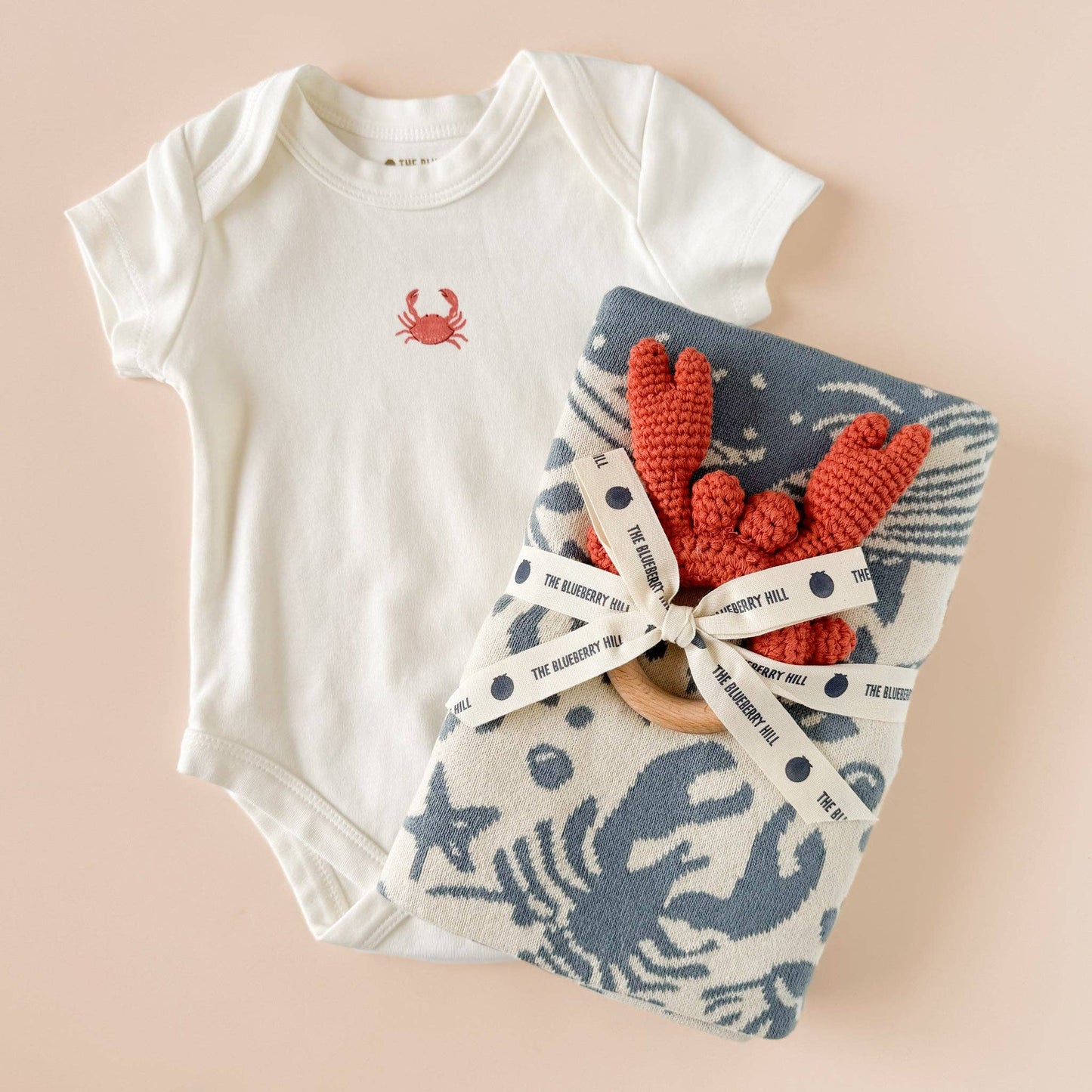 Blanket Nautical Summer Ocean Organic Cotton Baby Gift