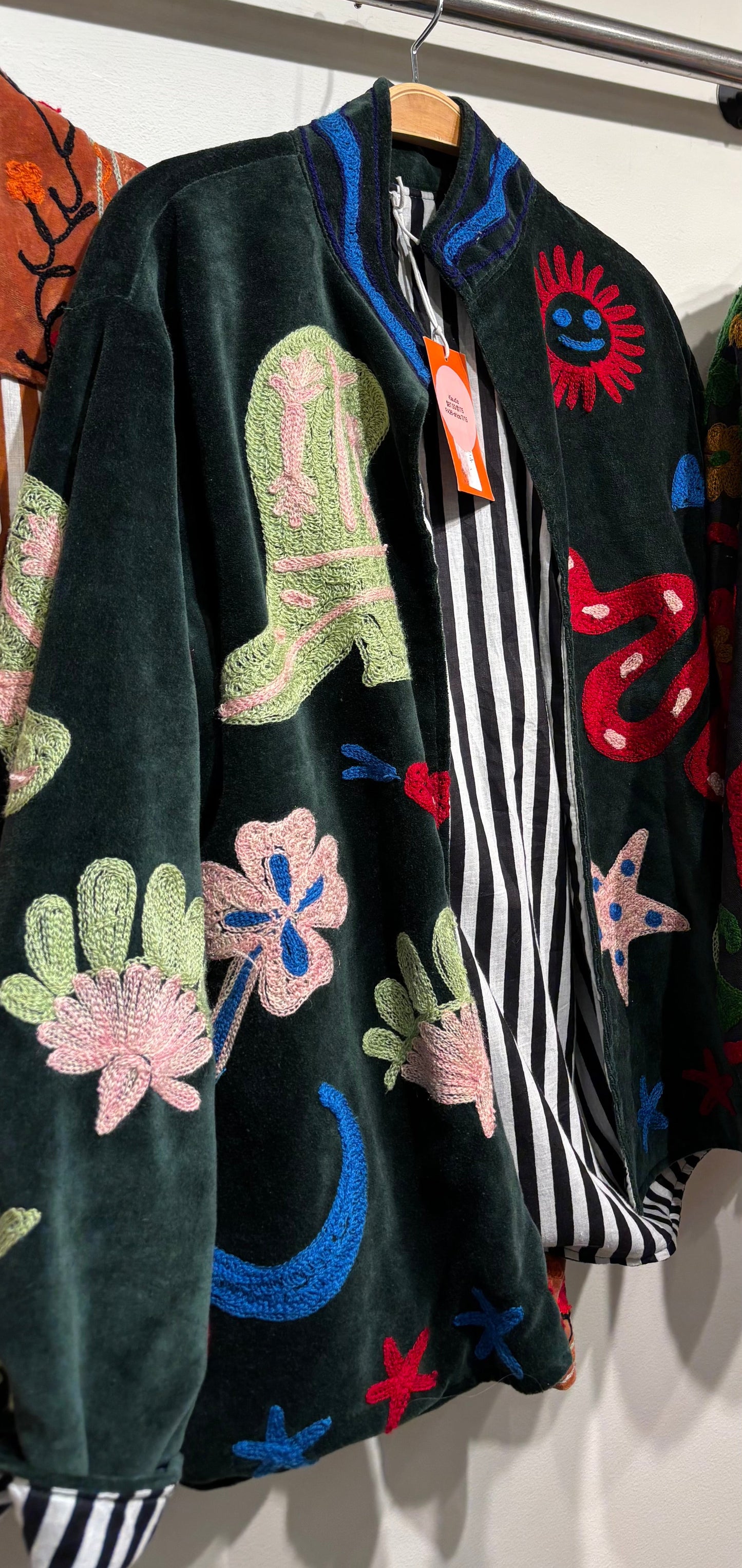 PRE-ORDER Tela Hand Embroidered Jacket- Klaudia