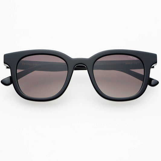 Jasper Acetate Unisex Sunglasses : Black