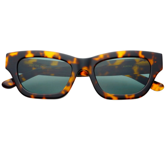 Aurora Acetate Cat Eye Sunglasses: Tortoise
