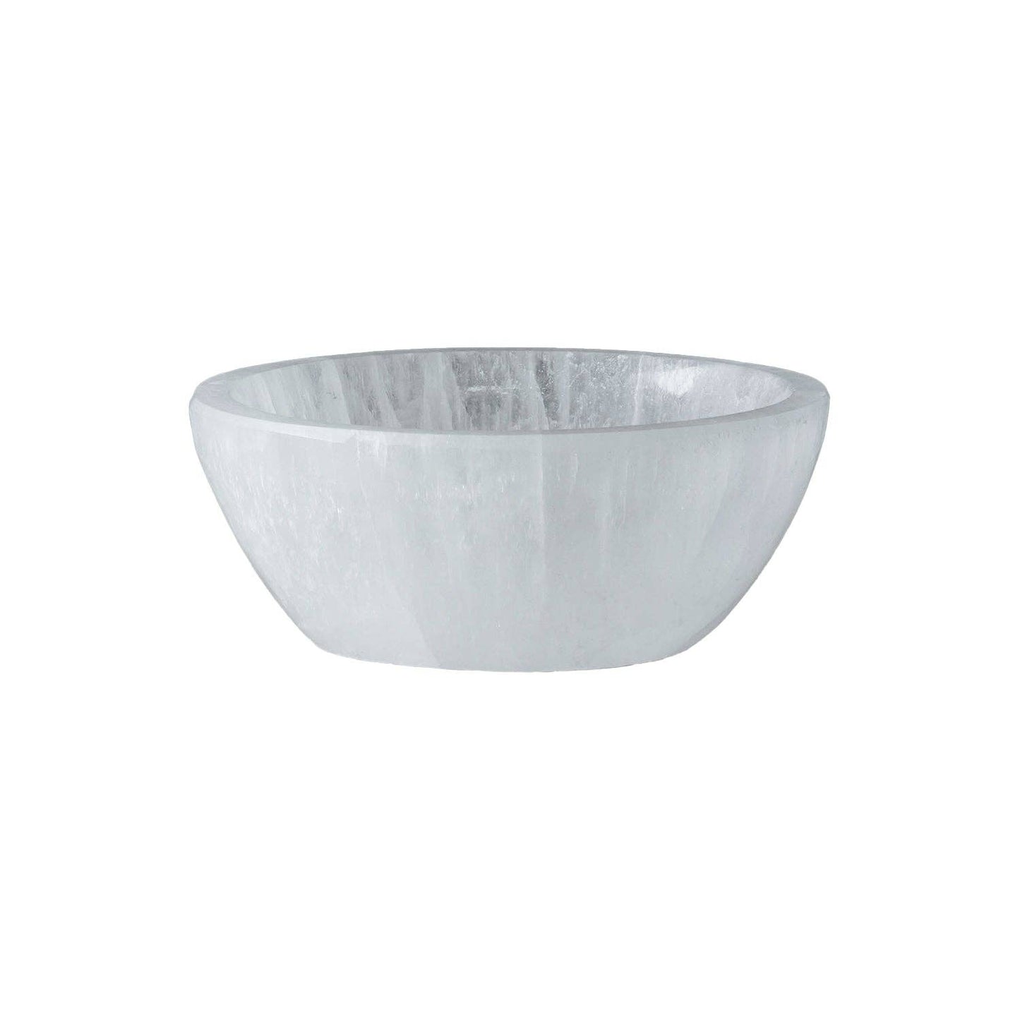 Selenite Round Bowl: Small