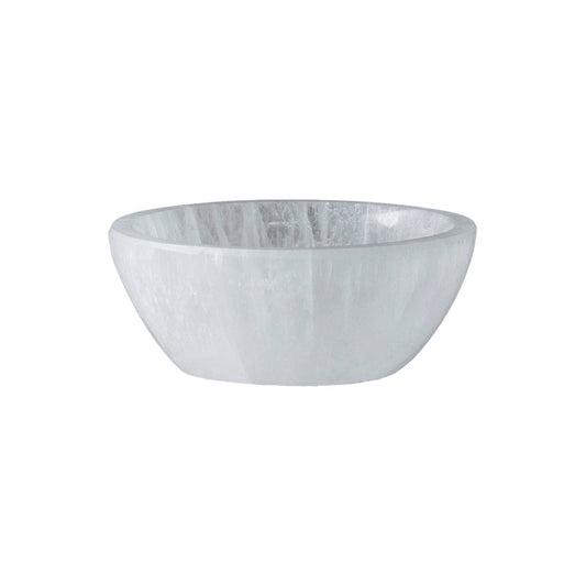 Selenite Round Bowl: Small