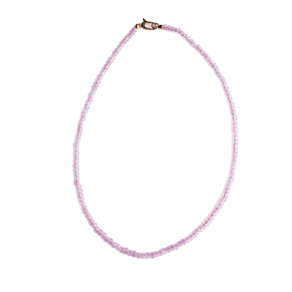 Dainty Candy Gemstone Necklace: Emerald Green