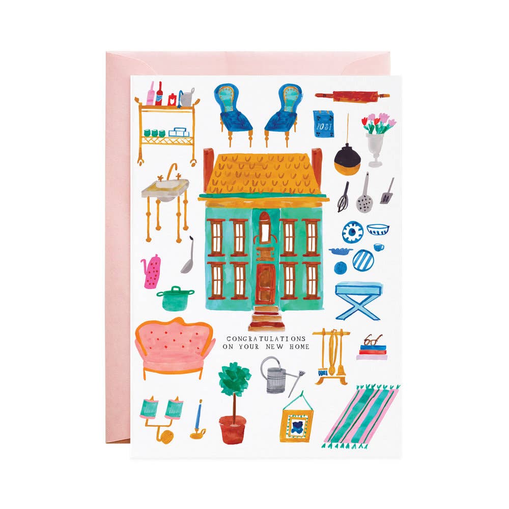 We Bought a Dollhouse! - Housewarming Greeting Card