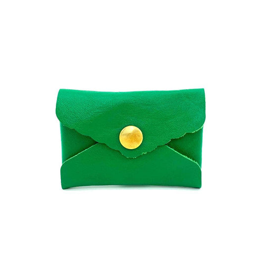 Mini Envelope Card Holder: Kelly Green