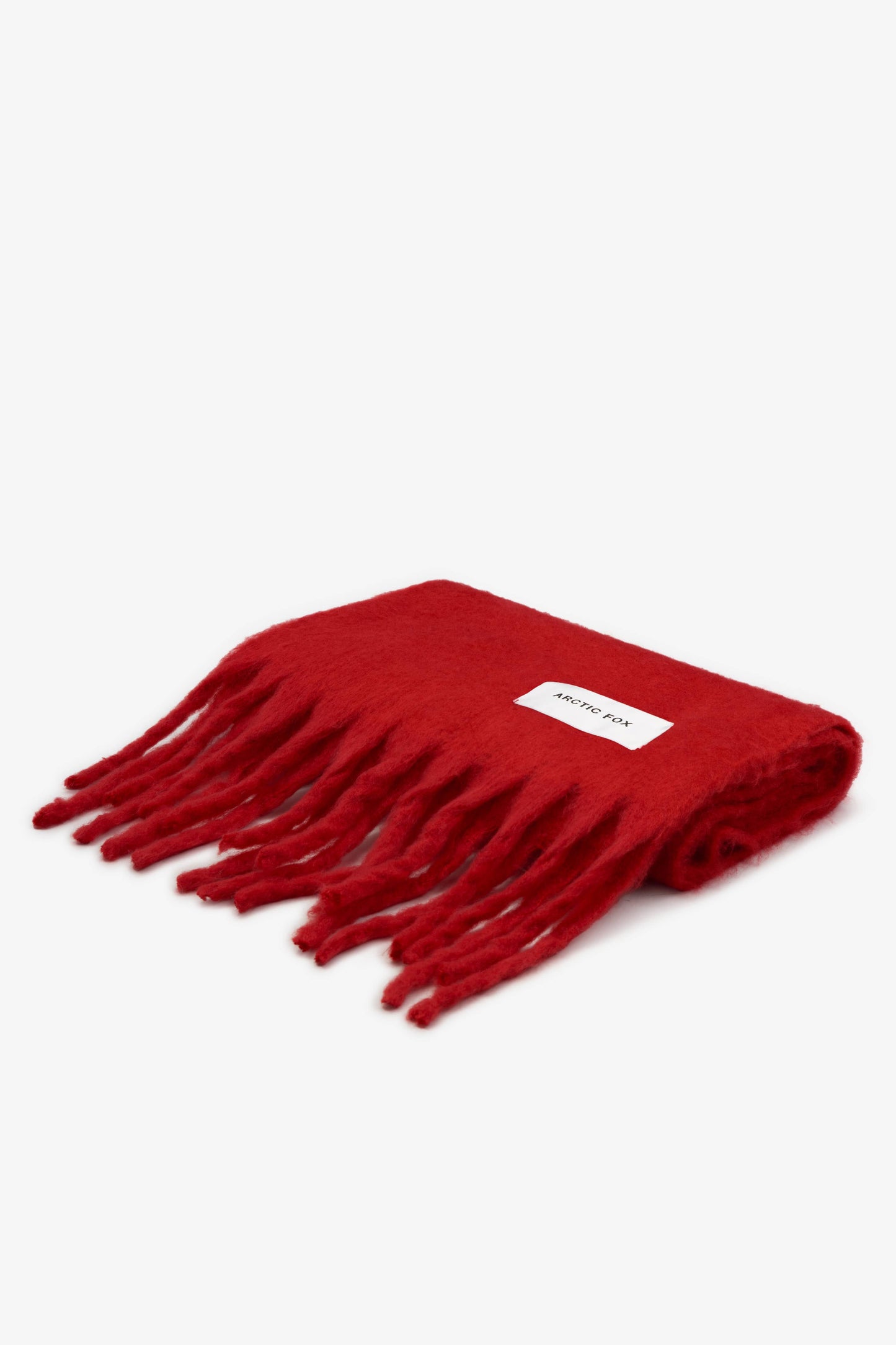 The Stockholm Scarf - Crimson Red - 100% recycled materials