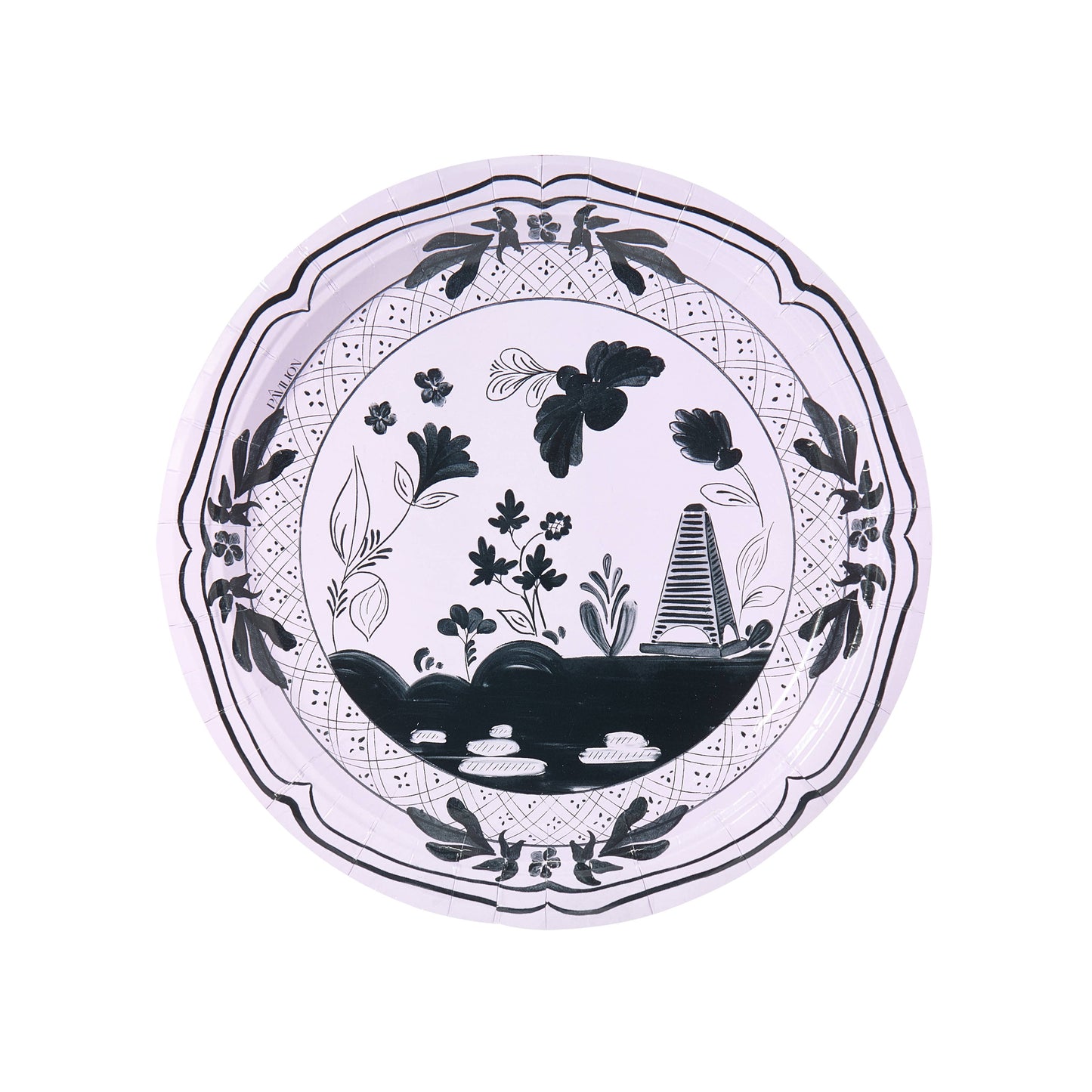 Beachside Pavilion Dinner Plates - 8 per pack: Sky & Navy