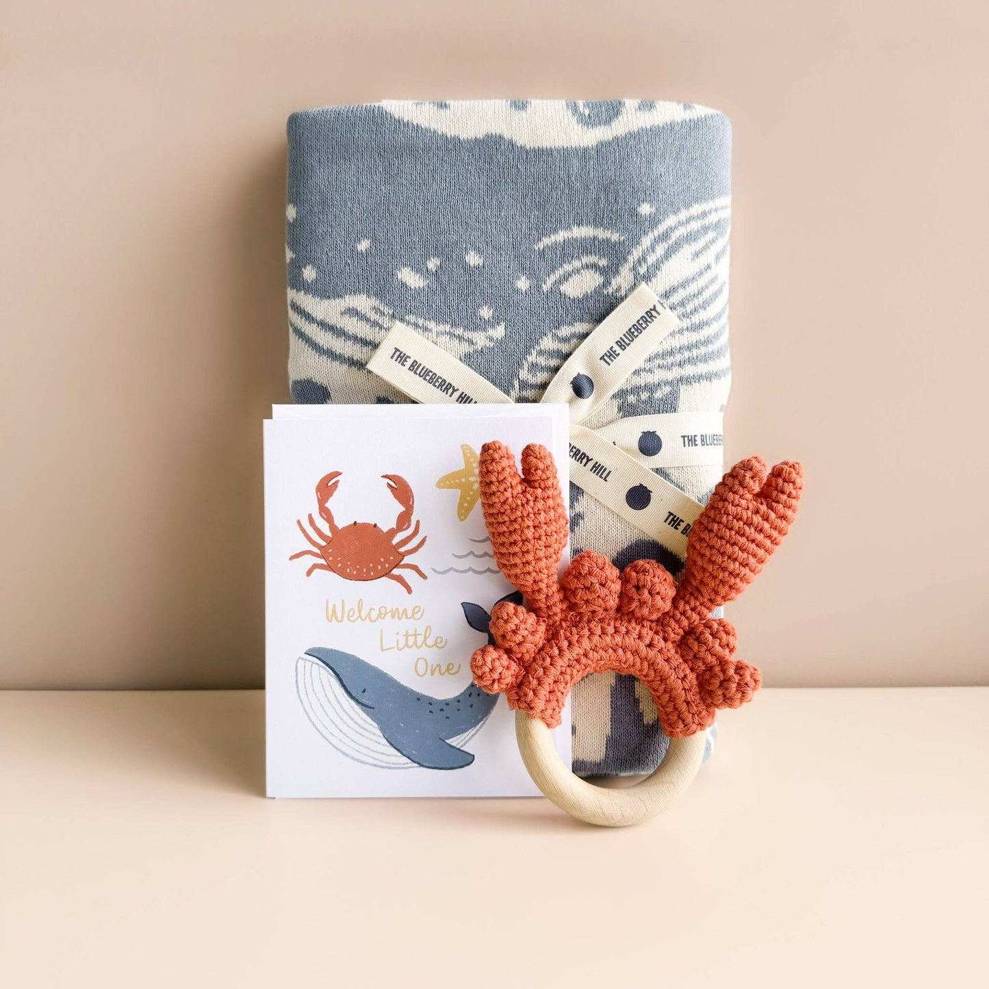 Blanket Nautical Summer Ocean Organic Cotton Baby Gift
